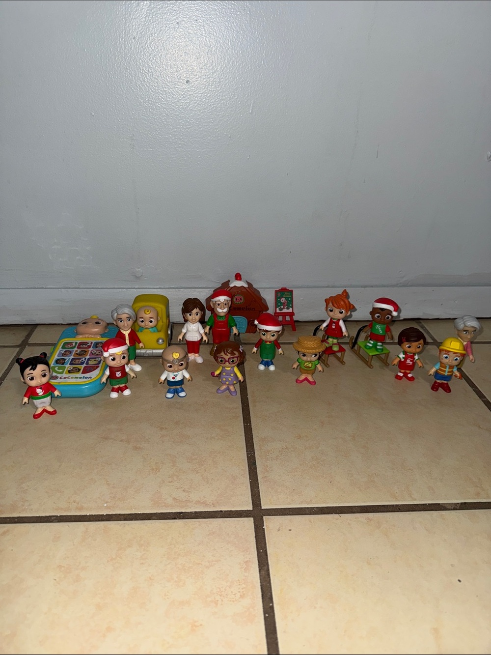 Cocomelon Holiday Toy Figures Lot Bundle